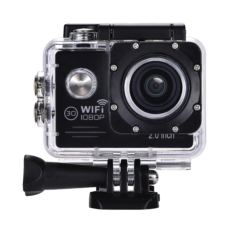 Made in China Manufacture Firmware Update Wifi Under Water Digital Head Mounted Full HD 1080p Cycling Helmet Camera