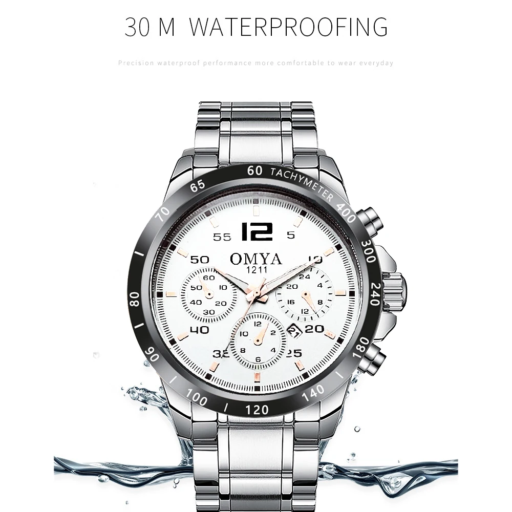 Fashion Men Watch Bracelet Gift Box For Man Watches Bracelet Set Steel