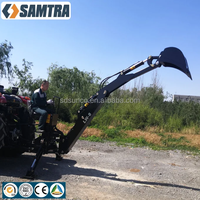 Tractor Mounted Rear Hydraulic Digger Earth Backhoe
