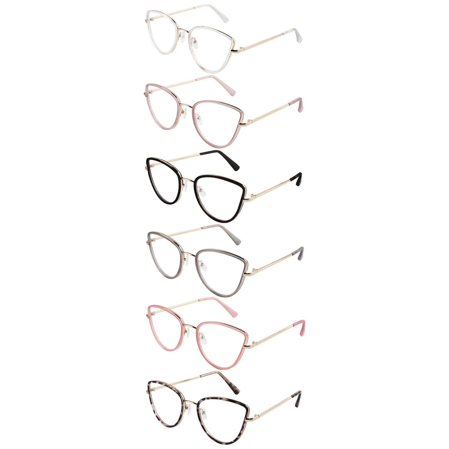 Antiblue Cat Eye Glasses Frame Female Flat Light Mirror Europe And The