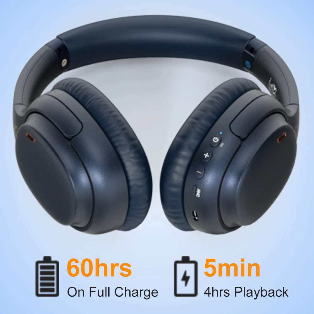 Ankbit E700 Bluetooth Headphones - Active Noise Cancelling