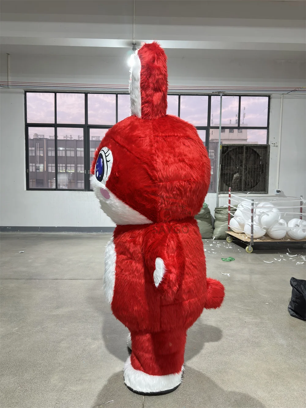 Outfit Inflatable Rabbit Mascot Costume for Birthday Party Dress 2/2.6m Inflatable Costumes Rabbit Mascot