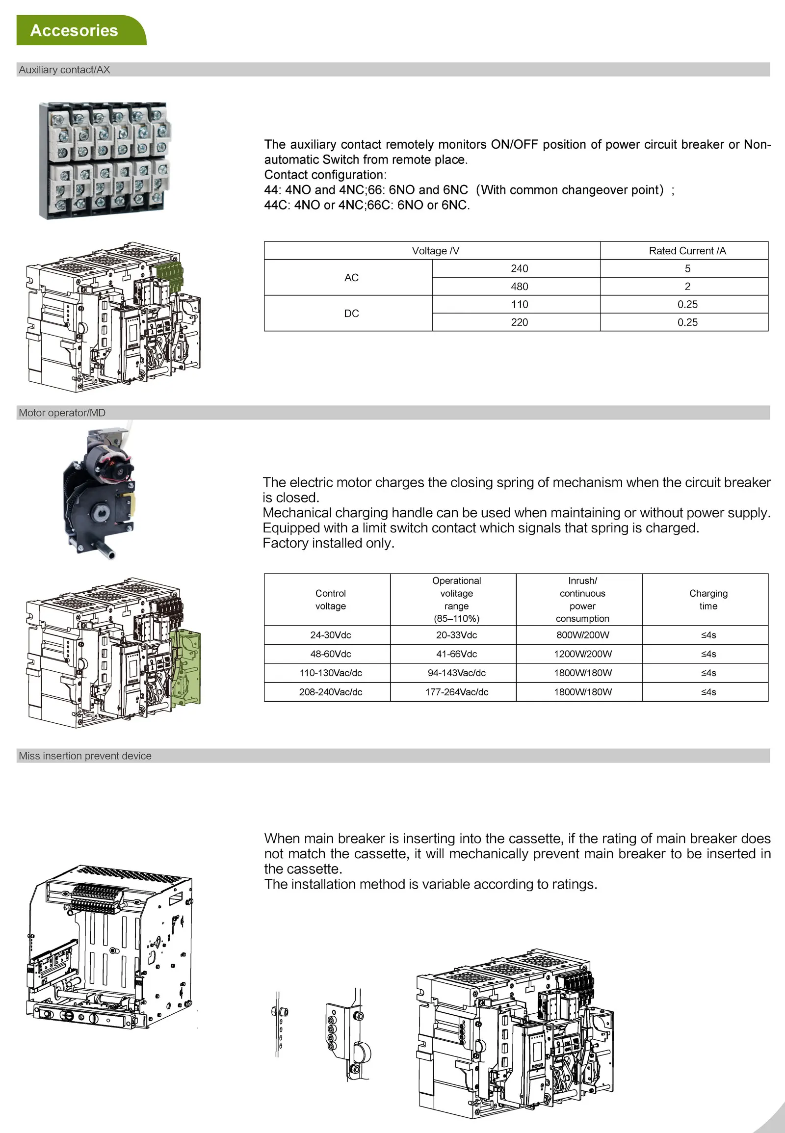 Noark Electric original brand A32 A40 3 Pole 4 Pole 2000 Amp 3200 Amp 4000 Amp 65kA 85kA 100kA ACB UL1066 Circuit Breakers