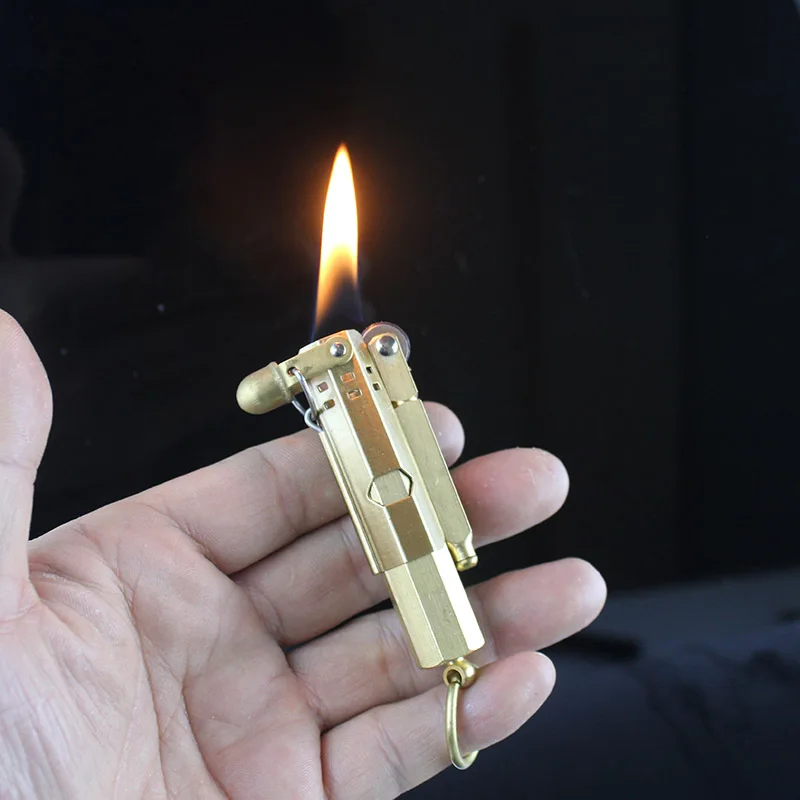 austrian cigarette lighter Vintage CHAMP Austria Vintage Splendy Cigarette Lighter Silver