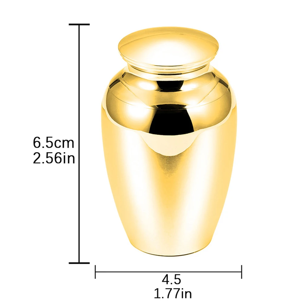 Small Waterproof Aluminum Alloy Blank Urn Jar Waterproof Urn Cremation ...
