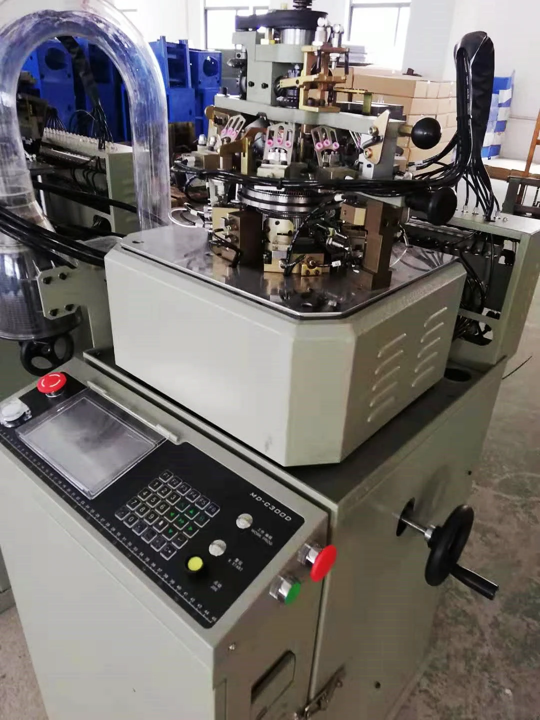 Korea Sock Automatic Computerized Cotton Double Cylinder Socks Knitting Machine for Plain and Terry