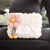 Pink Sunflower Puff Pastry Tissue Box