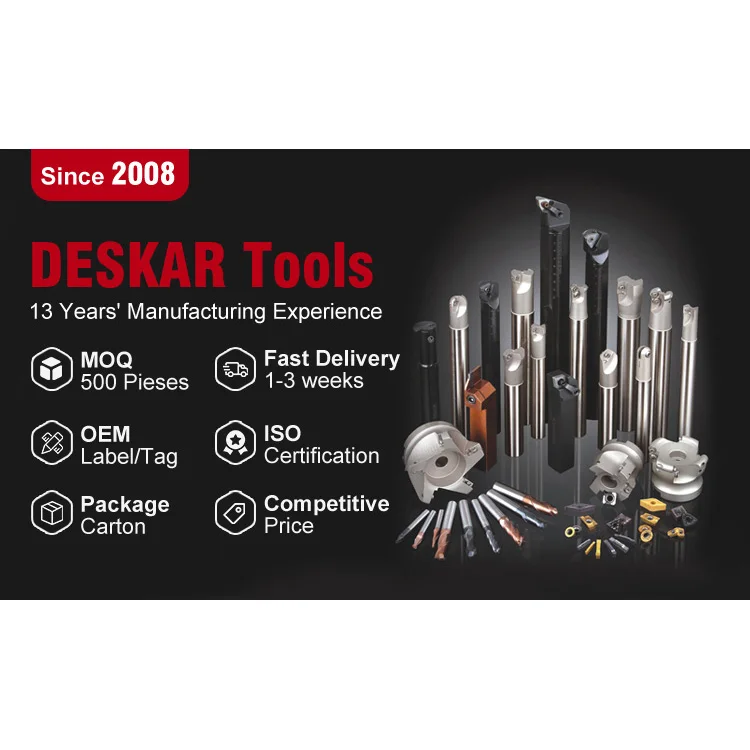 DESKAR TNMG160404-MA LF6018 TNMG160408 CNC车床车刀刀具硬质