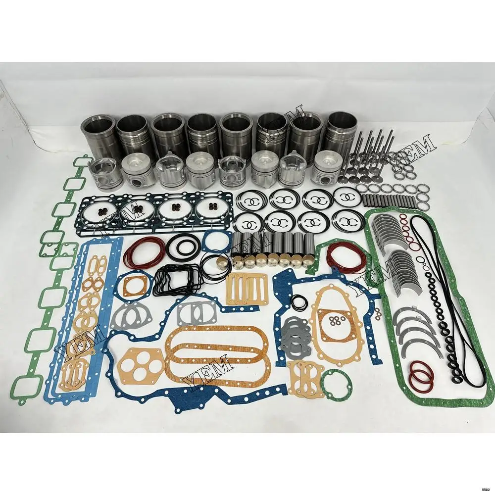 RF8 Overhaul Repair Kit With Bearings Piston Rings Full Gasket Set Valve Liner Kit for Nissan