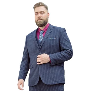 Men's Loose European Edition Business Casual  Customized Large Size Men Suits Set