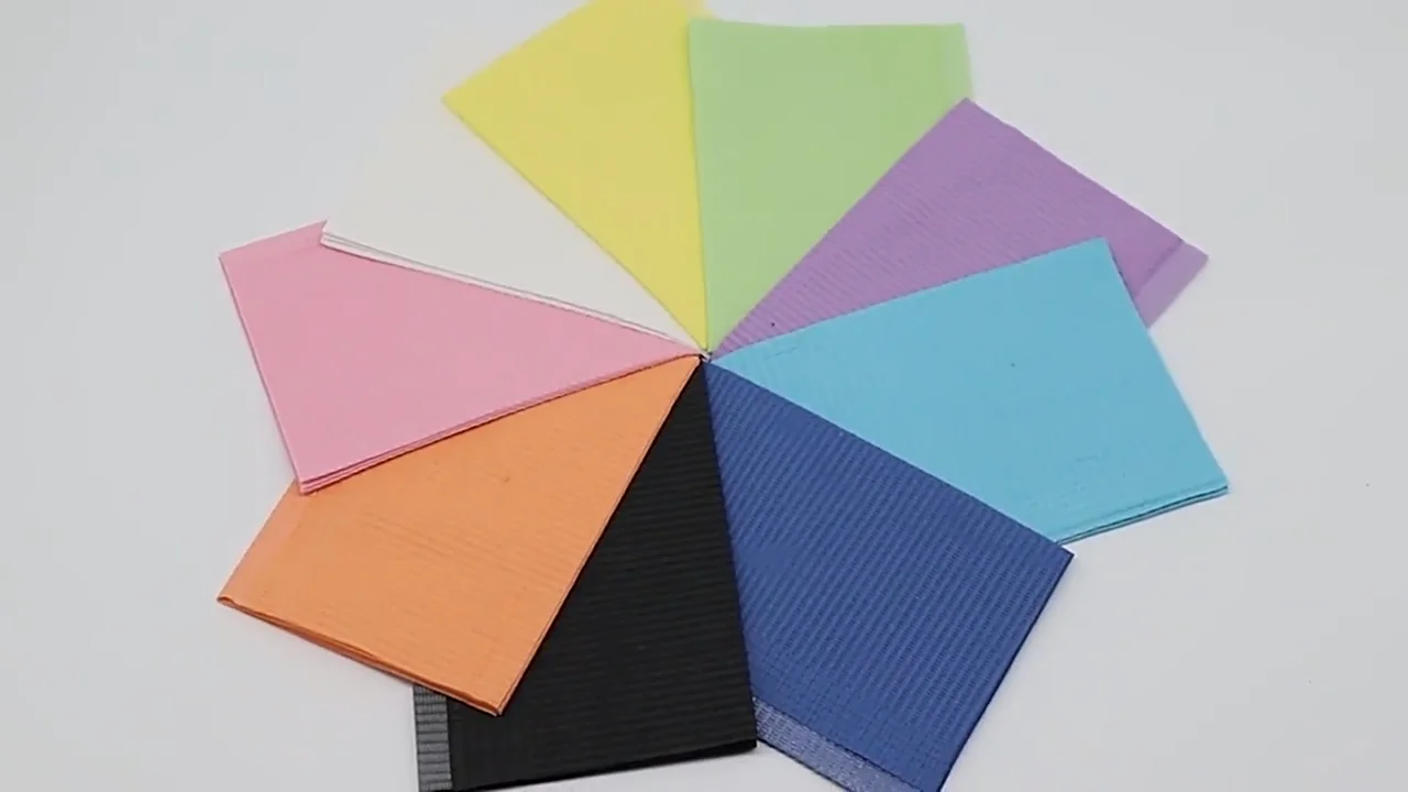 Wholesale Dental Bib Price Custom Printed Medical Dental Bib Roll