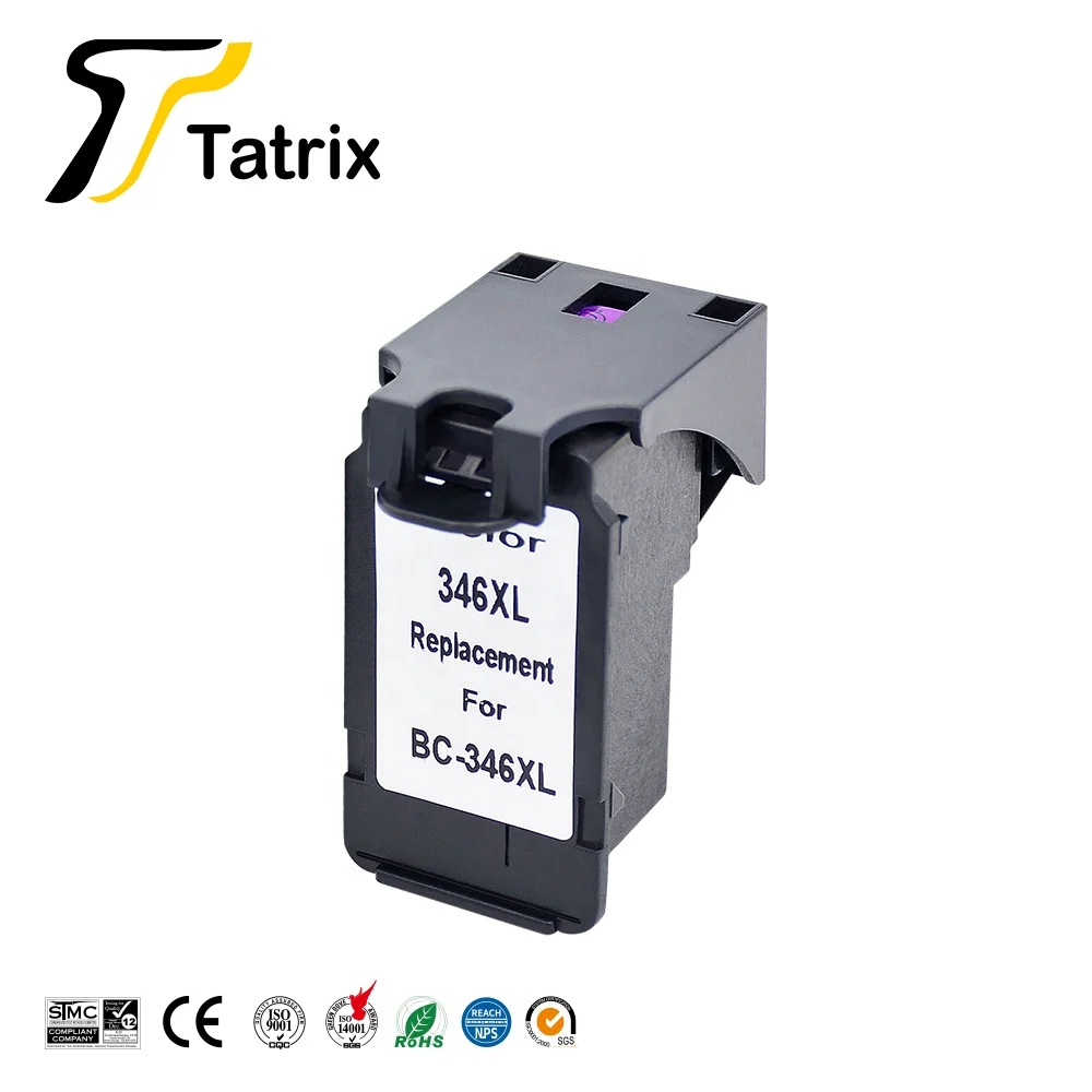 Tatrix Bc-345 Bc-345xl Bc-346 Bc-346xl Remanufactured Color Ink Cartridge  For Canon Pixus Ts3130s Ts3130 - Buy Bc345 Bc345xl Black Inkjet  Cartridge,Bc346 Bc346xl Colour Cartucho,Premium Cartouche For