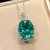 Bird's Nest Chepala Green Pendant with Chain
