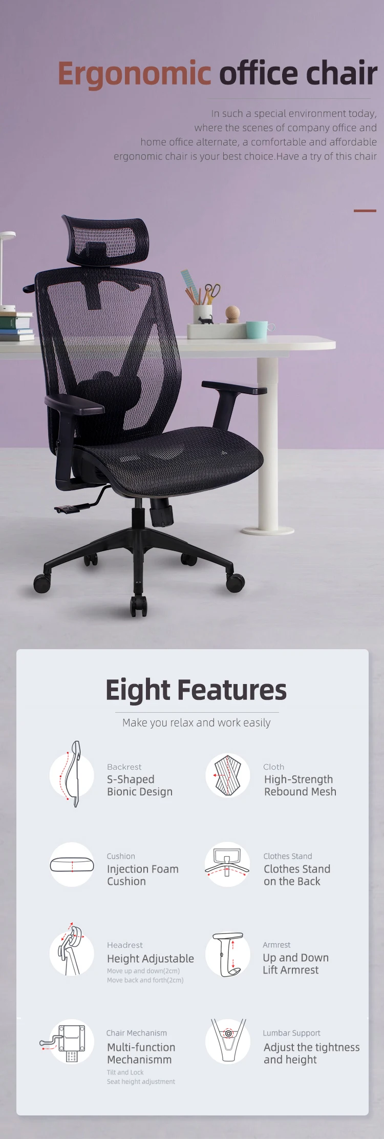 Modern Boss Executive Office Chair Ergonomic Support With Advanced