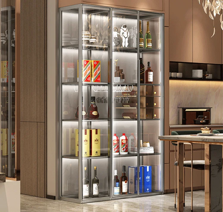 Aluminum Glass Wardrobe Frame Profile for Modern Kitchen Cabinet Doors ...