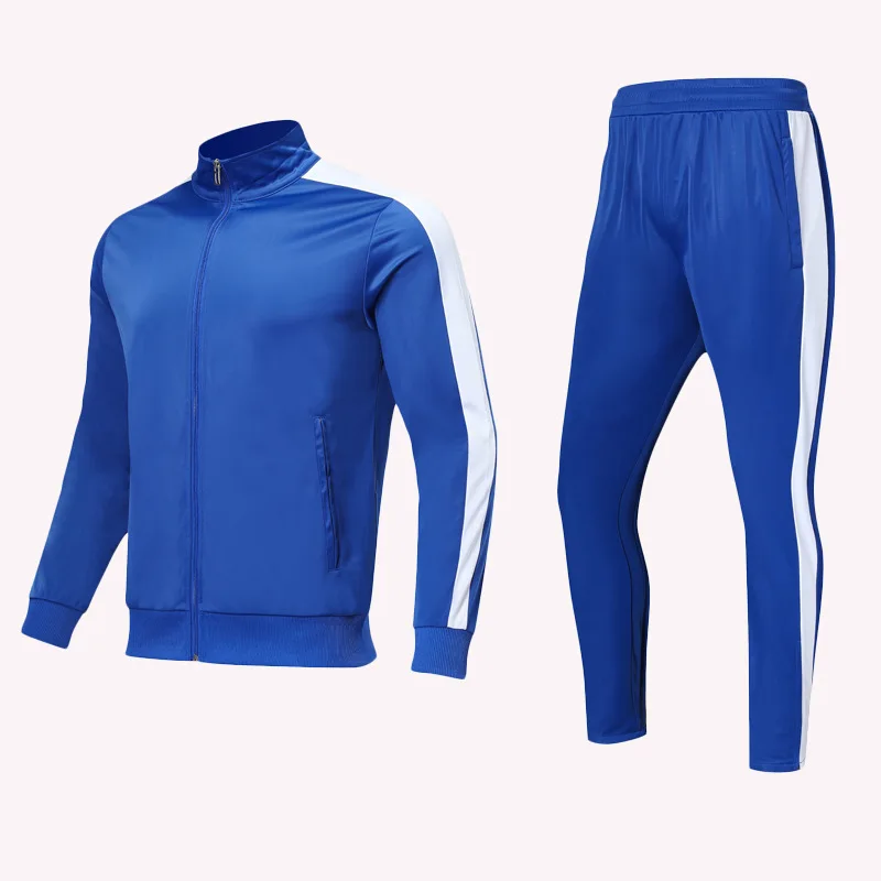 Customized High Quality Blank Custom Logo Stripe Jogging Suit Track Suit Sports Men Tracksuit Set