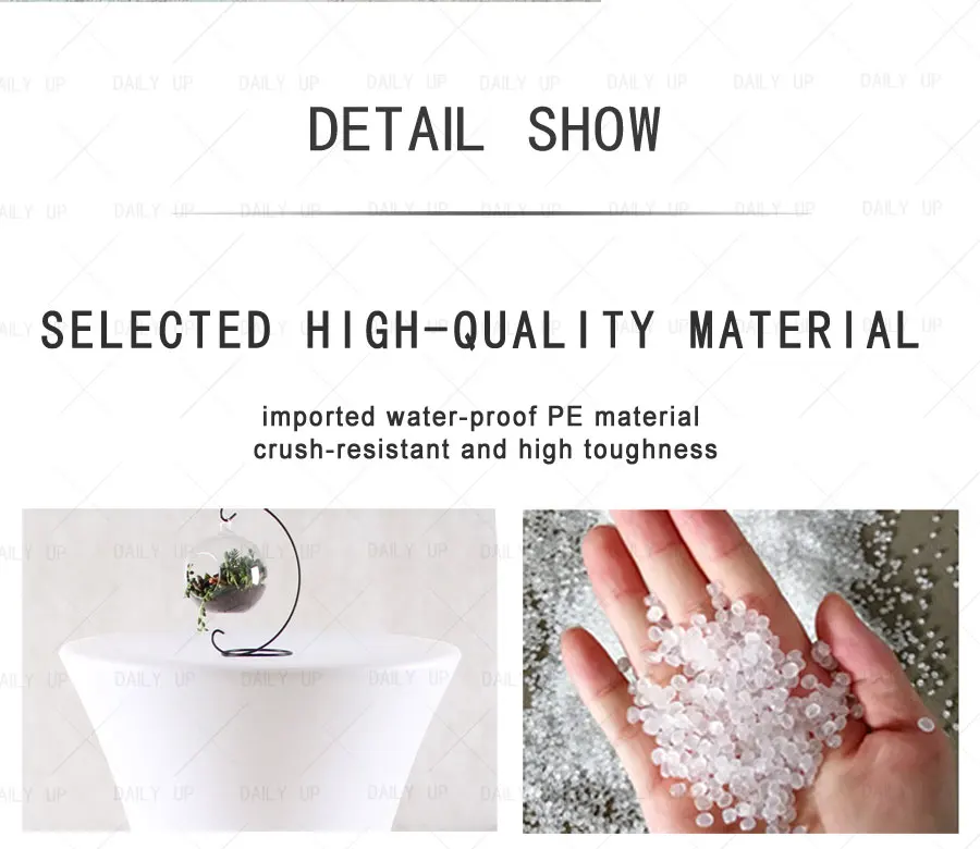 Chargeable Led Light Bar Table Round Night Club Table Square Wedding Party Table Exhibition Desk With Battery Remote