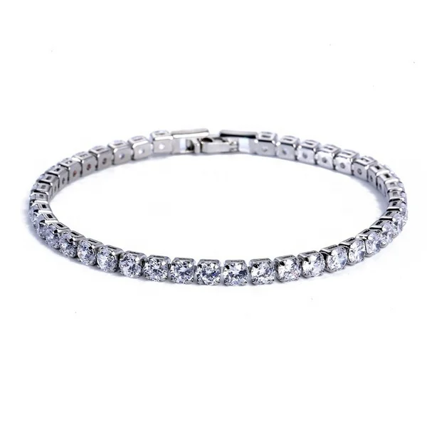 2025 Gift 14K White Gold Tennis Bracelet with Moissanite