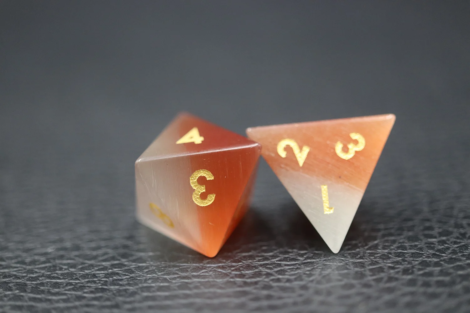 High Quality Full Set RPG & DND Gaming Dice Precious Gemstone Style Tabletop Accessories factory