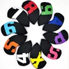Fundas para planchas en varios colores y negro.