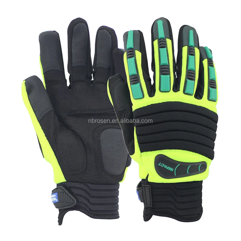 Flexible Hi-vis Tpr Silicone Knuckle Protection Microfiber Anti ...