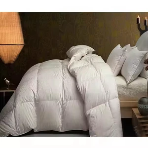 Hotel Luxury Goose&Duck Down Quilt Soft and Fluffy for Sensory Needs Queen King Size Warm Duvet Insert Feather Down Comforter