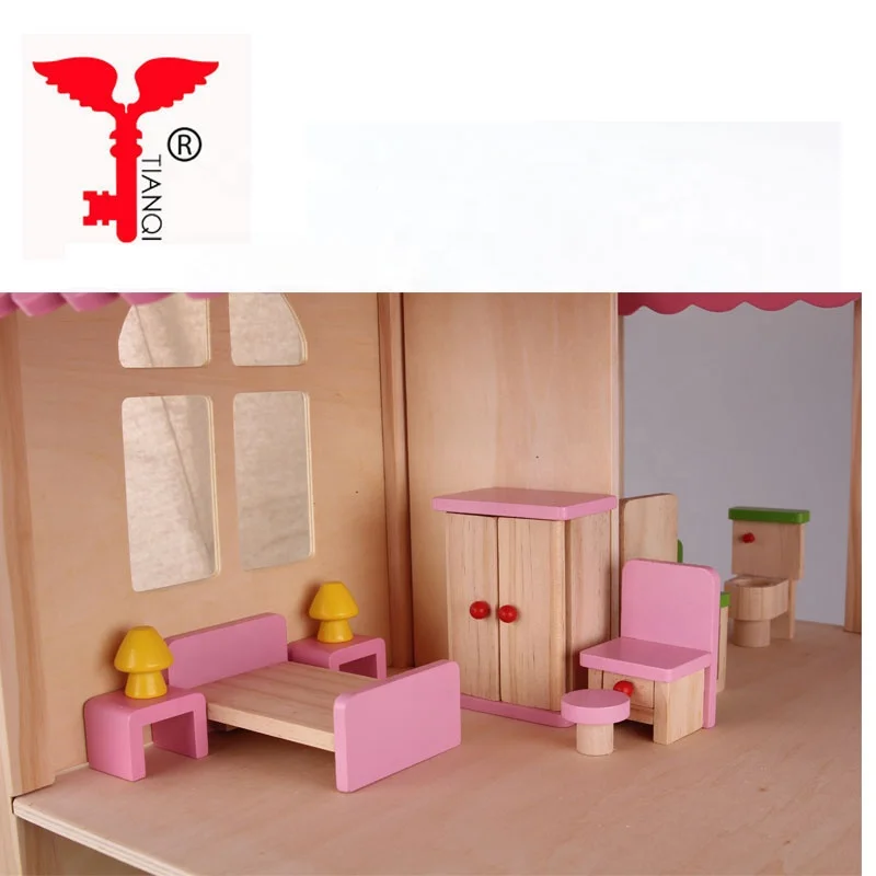 
DIY розовая вилла, детская игрушка-конструктор «мудрость» 