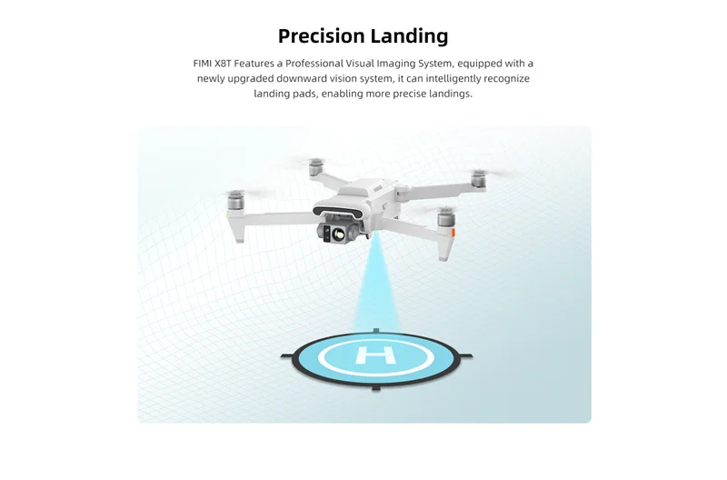 New Model Fly FIMI X8T Drone 4K Camera Professional Quadcopter RC Rainproof Helicopter FPV 3-axis Gimbal