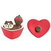 Chocolate sauce cat refrigerator sticker