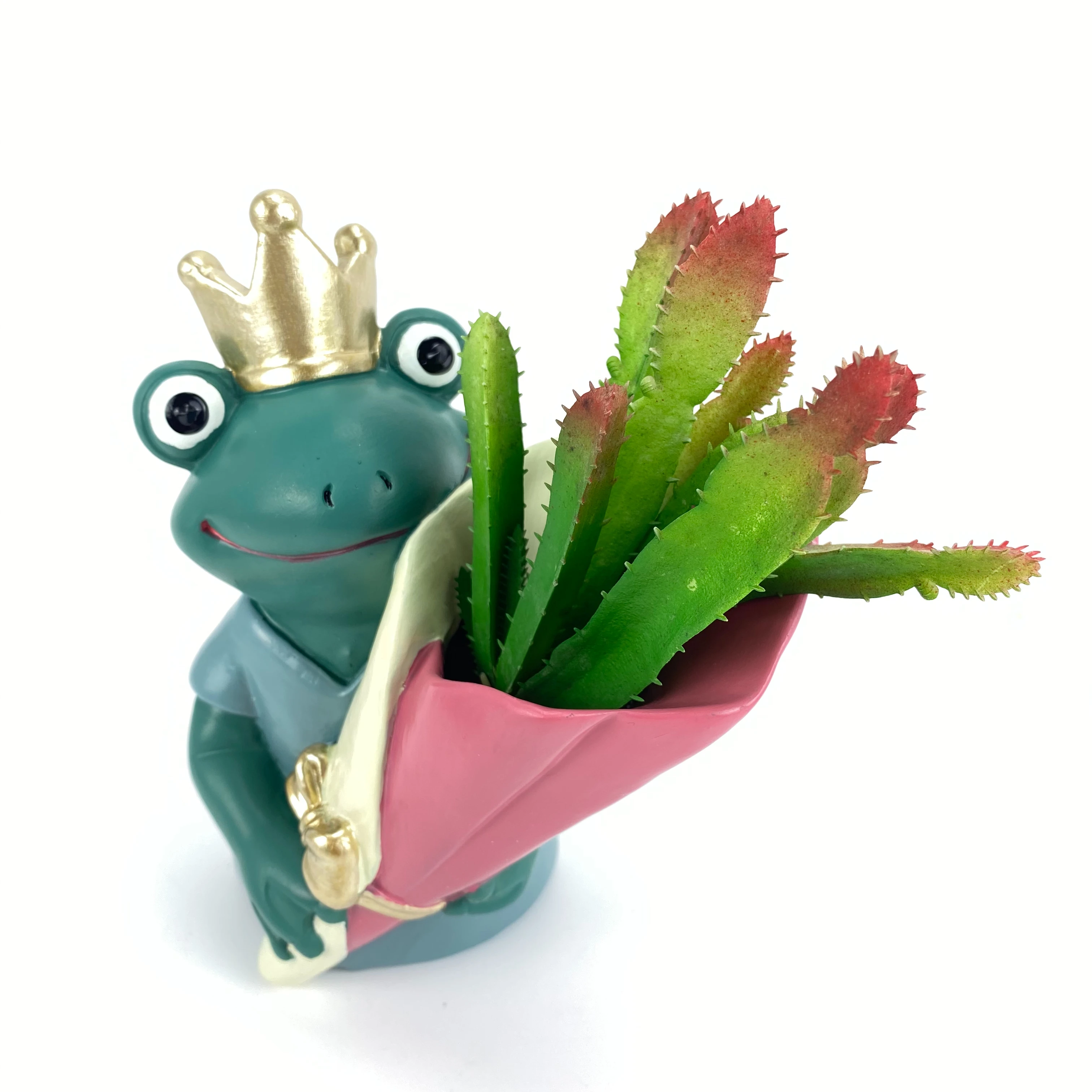 Four Seasons house high-end crown animal epoxy resins crafts luxury frog souvenir