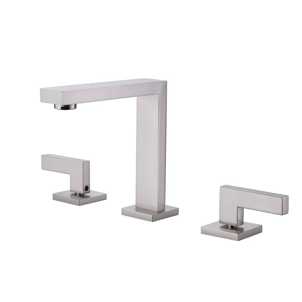 New Modern Style Deck Mounted Bath Room Set Accessories Tap Water Basin Faucets Bathroom Cold And Hot Water Mixer Sink Tap