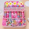 A-85 551 piezas (bandas de goma y pinzas para el cabello)