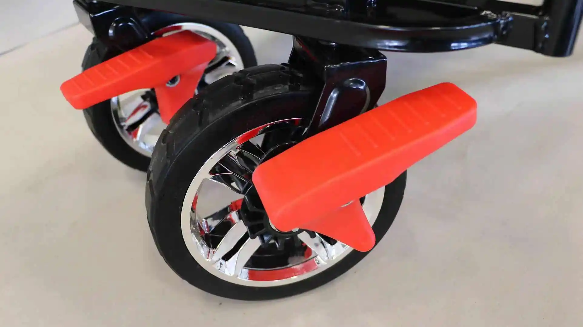 Hand Cart for Travel Transport Camping Outdoor Folding Extendable Handle Foldable  Folding Wagon with Brakes