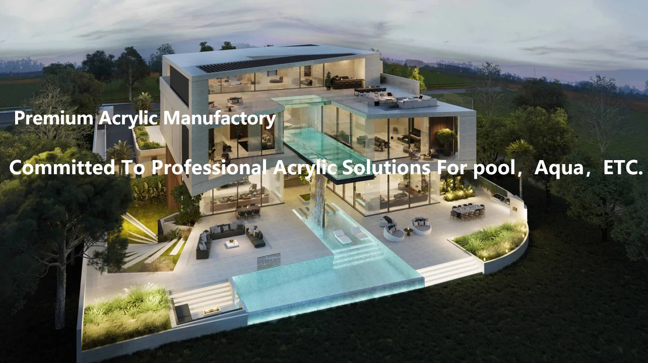 Custom High-Strength Acrylic Swimming Pools Clear Seamless Walls ...