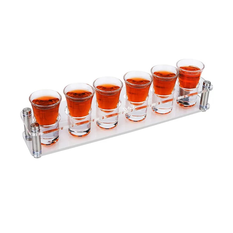 True Square Shot Glasses, Cocktail Measuring Jigger for Whiskey, Vodka, and  Liquor, Dishwasher Safe Drinking Cups, 1.5 Oz. Clear Glasses, Set of 4