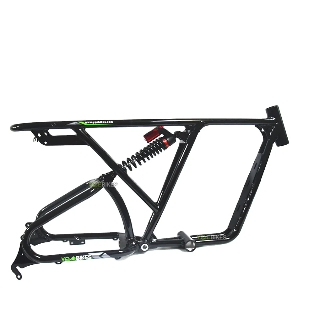 YQEBIKES Full Suspension Electric Fat Bike Frame - 20 Inch