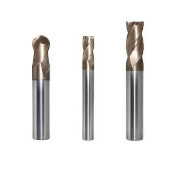 Carbide Cutting Tools Center Tungsten Carbide 45 Degree Helix Angle Ball Milling Cutter