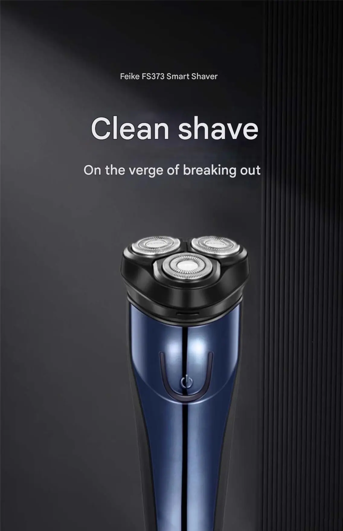 Wholesale Flyco FS373 Rotary Shaver - Bulk Order with Custom Logo Business Travel Gift Choice Smart Anti-pinch Home Use