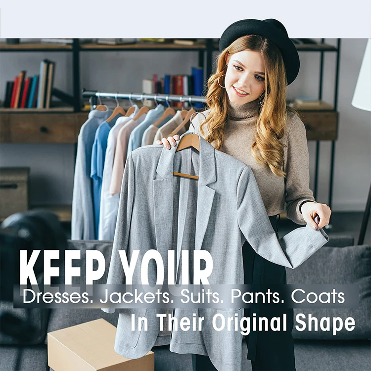 2023 Best Selling Factory Wholesale Price Coat Wooden Hanger Customized