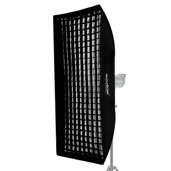 Godox 50x130cm Beehive Honeycomb Grid Strip Softbox for Bowens Profoto Elinchrom Mount for Studio Flash DE300 SK400II QT600II