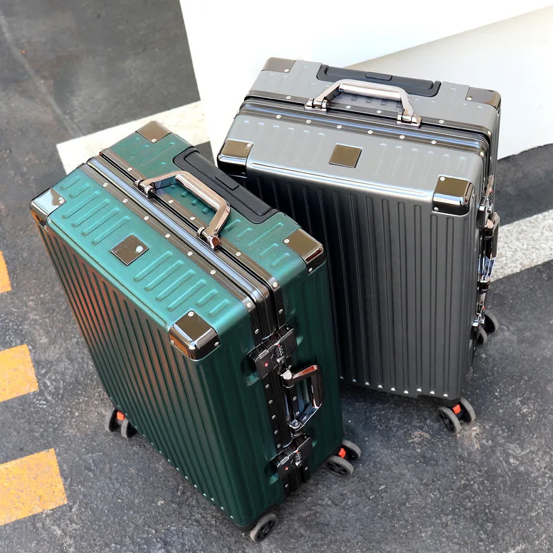 Boarding Luggage  4 Wheels Trolley Bag Hard Shell Travelling Bags 360 Suitcase Silent Universal Wheel Hot Selling Factory Price