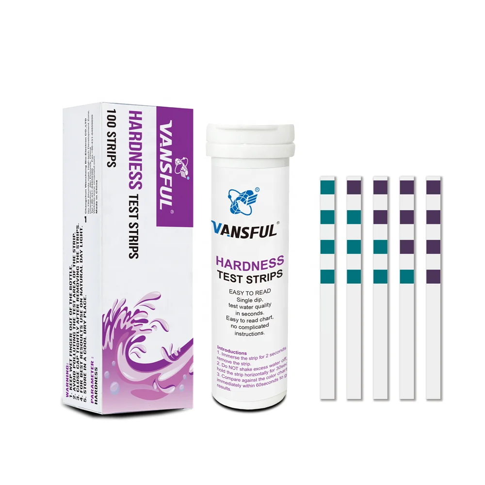 VANSFUL in Stock Water Hardness test Kit Water Quality test Strips