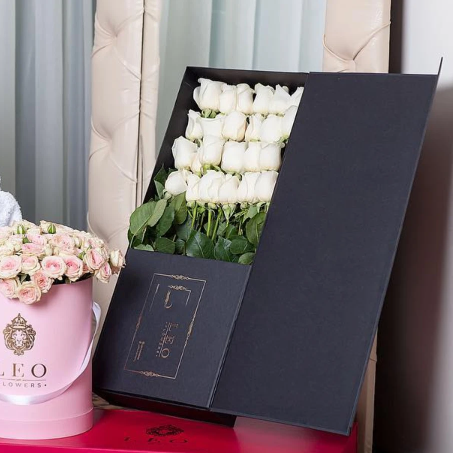 Wholesale Happy Mothers Day Flower Box New Design Rectangle Arrangement