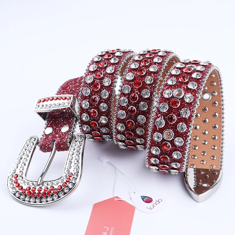 Wholesale 2021 Designer Ceinture Homme Diamond Studded Lady Waist Belts  Western Man Jean Bling Crystal Rhinestones Custom Designer Belt From  m.