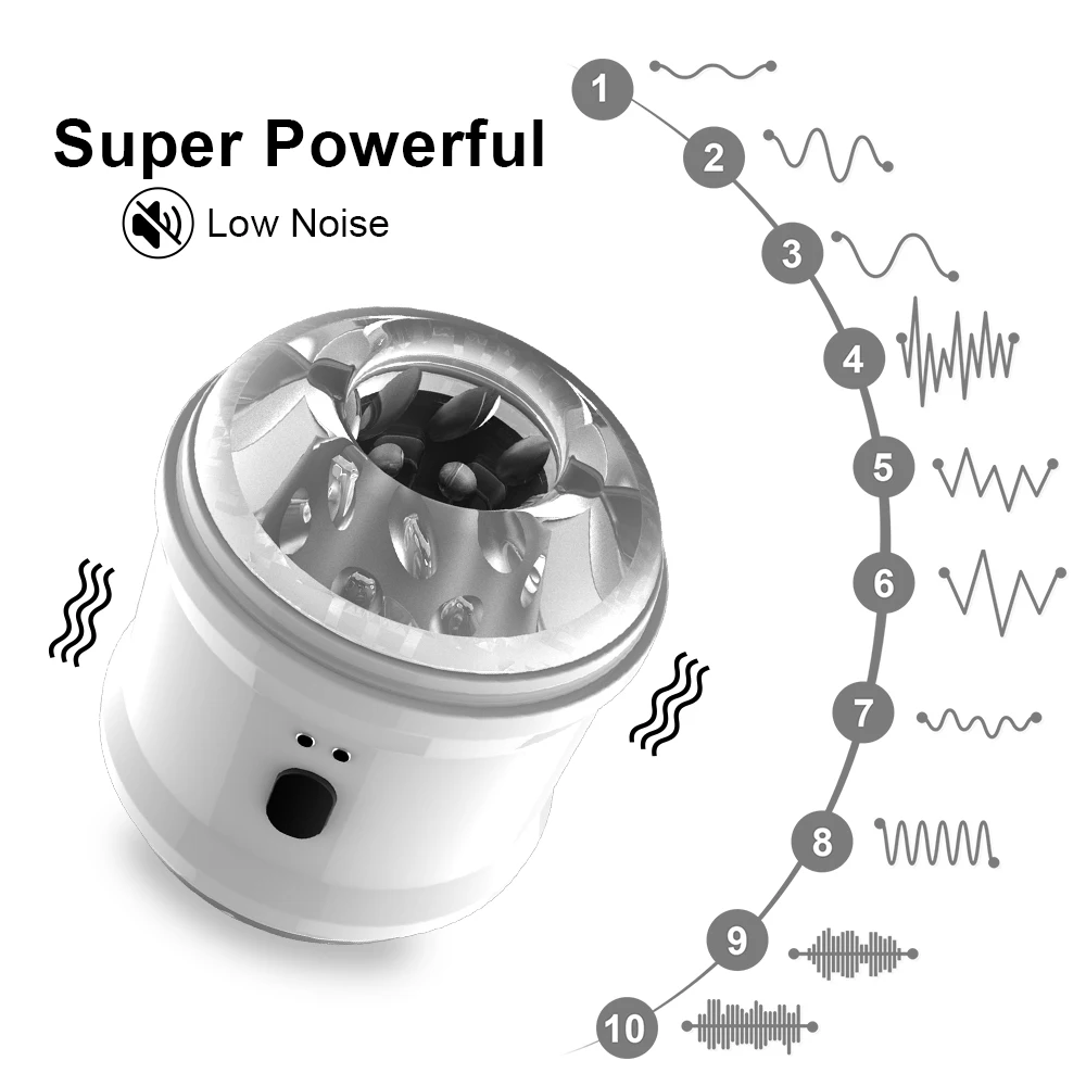 Factory Price Automatic Male Masturbator Vibration Sucking Machine Silicone Vagina Masturbation Cup Sex Toys Adult Goods for Men