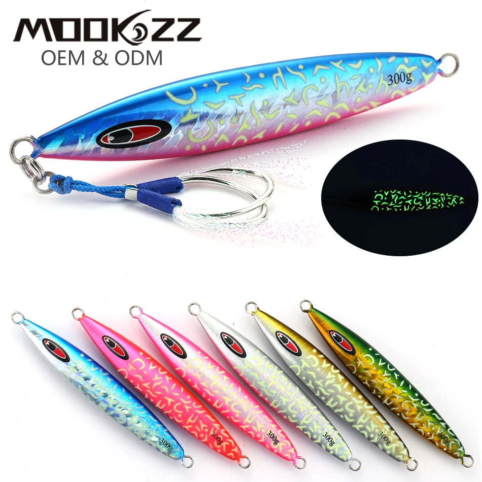 Slow Pitch Best Jigging Lures Saltwater MOOKZZ Slow Pitch Jig