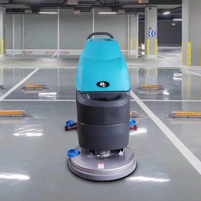 K2 Top Quality Compact Floor Scrubber Dryer Electric Walk Behind Scrubber for Shopping Mall