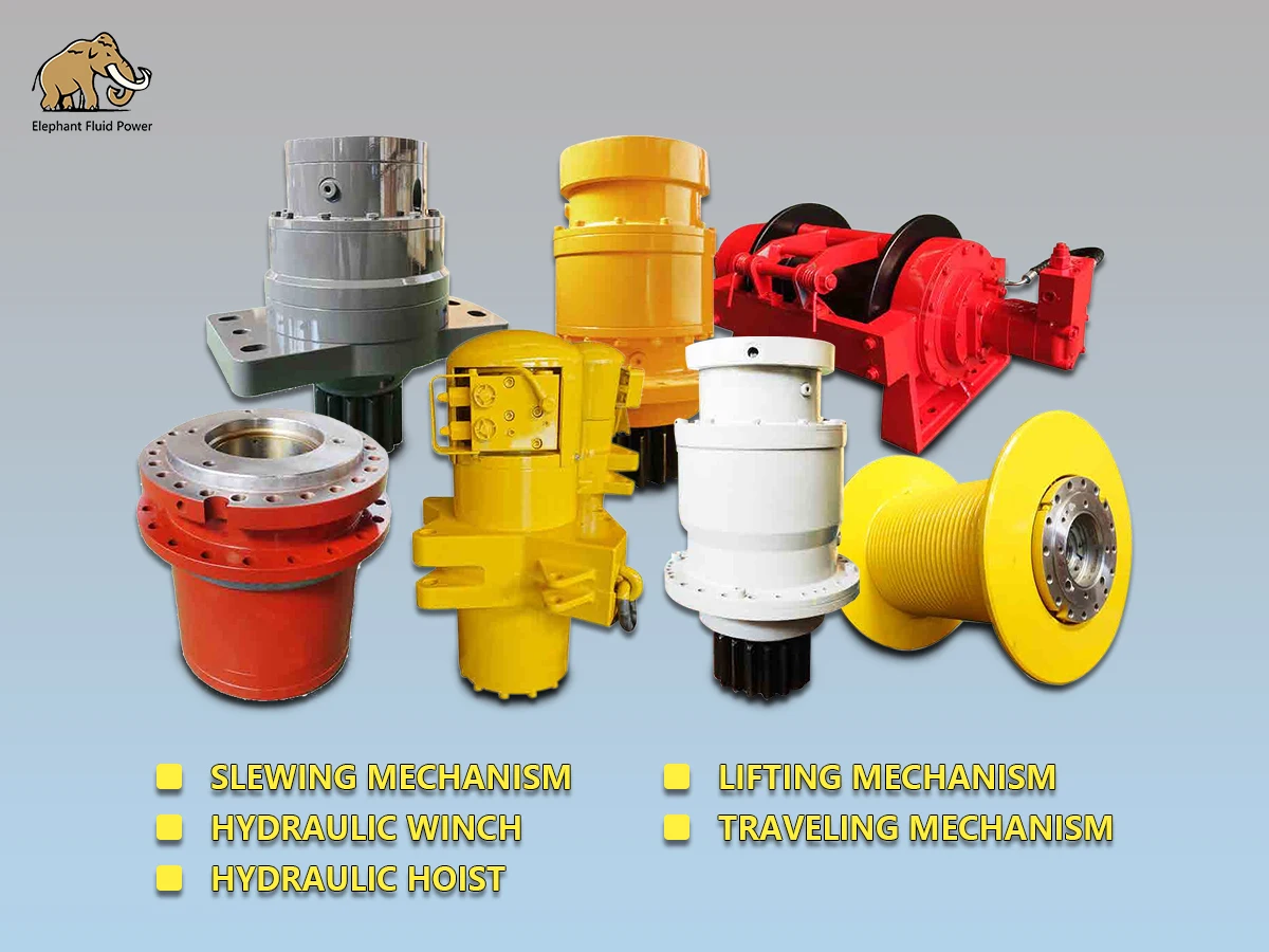 Hydraulic Winch Working Principle Slewing Mechanism Dh6b56ea Dh6b56ec