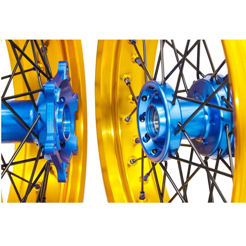 Factory Direct Sale RMZ DRZ 250 450 17 Inch SM Wheels Alloy Motorcycle Supermoto Wheels for Suzuki