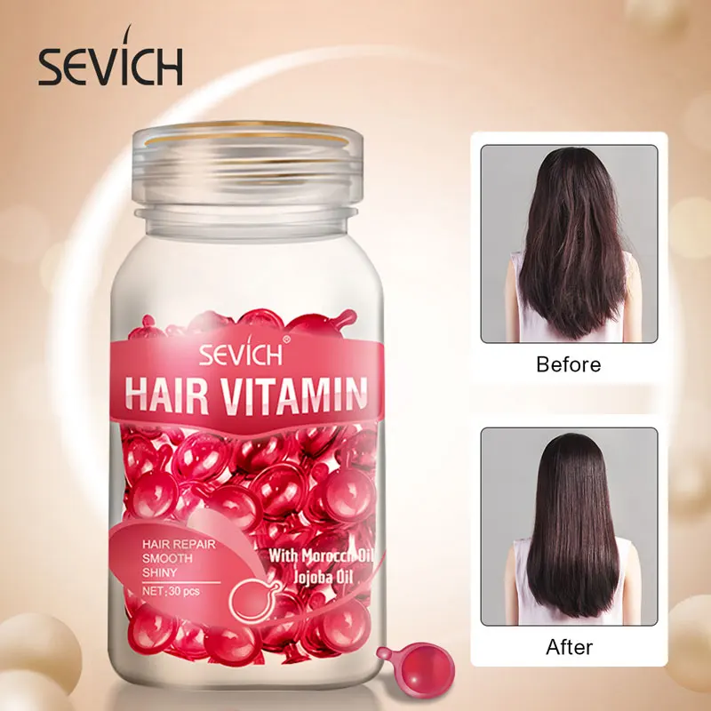 Sevich 3 Types Hair Vitaman Deep Repair Care Regain Hair Fall Serum Capsules  - Buy Hair Serum Capsules,Hair Fall Capsules,Regain Hair Capsules Product  on 